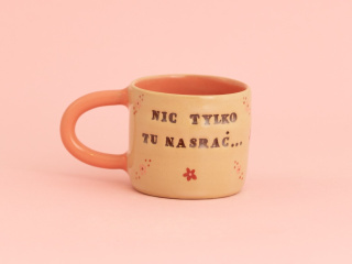 NIC TYLKO TU NASRAĆ... różowo-czerwone kwiatuszki 250ml