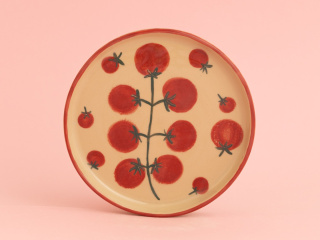 Talerz w pomidorki ok. 18 cm