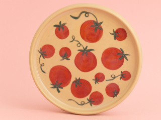 Talerz w pomidorki ok. 21 cm