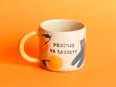 PRACUJĘ NA SASZETY - ciepmnomorski kot + mandaryny