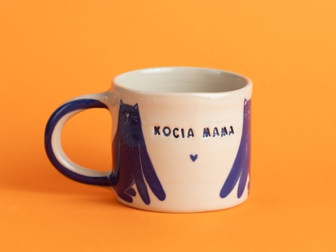 34. KOCIA MAMA - w granatowe koty