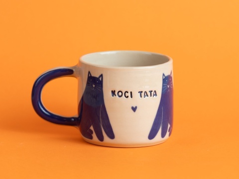 36. KOCI TATA - w granatowe koty